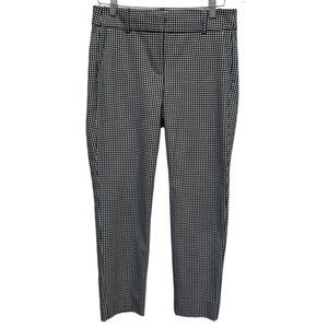 J.Crew Cameron Slim Crop Pant Trouser four-Season Stretch Gingham Preppy Classic